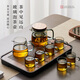 Yi Pot Tea Tea Set Home 2025 New High-End Teapot Teacup Glass Drinking Tea Hospitality Kung Fu Tea Maker Complete Set