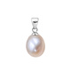 Fat Donglai's same style natural pearl pendant, water drop beads, flawless freshwater buckle, real necklace pendant as a gift for mother. Natural pearl pendant pink (small size) without chain.