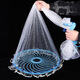 Baijie (BJ) hand-thrown fishing net, Frisbee, American-style monofilament line with steel drop net, hand-thrown net diameter 5.4 meters, height 2.7 meters