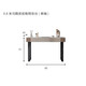 Italian light luxury Internet celebrity small apartment slate dressing table dressing table storage drawer integrated master bedroom simple and modern 0.8 meter dressing table solid wood saddle leather + slate