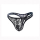 New men's sexy underwear low waist men's lace thong sexy underwear cross-border sexy S white