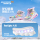 Skechers children's snow boots autumn and winter warm sports shoes girls comfortable flashing casual cotton boots 302677L