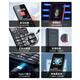 Philips (PHILIPS) E6105 Starry Sky Black Full Network 4G Mobile China Unicom Telecom Radio and Television Elderly Mobile Smart Direct Board Mobile Key Student Alternative Function Machine