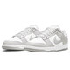 Nike Nike Herren Retro Casual Shoes Dunk Dämpfing Sneakers DD1391-103 Grau und Weiß 41