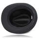 Morning shade hat men's spring and autumn top hat suit material middle-aged and elderly British jazz hat gentleman warm suit fabric (black)