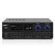 SHILE AV-108 professional power amplifier home theater karaoke power amplifier KTV stage conference room fixed resistance high power amplifier