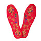 Treten Sie die sieben Sterne-Einlegesohlen, rot, friedliche und fünf Elemente, Tierkreisjahresschuhe, Lederschuhe, Stoffschuhe, gestickte Einlegesohlen, dicke atmungsaktive und schweißabsorbierende, neue Sieben-Sterne-Einlegesohlen, zwei Paare von 41