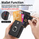 Card holder with ring suitable for Huawei mate60 pro mobile phone case with bracket Huawei mate60 card bag can be plugged in and placed card slot wallet full-inclusive lens protection Royal blue ring card holder integrated Huawei Mate 60 Pro