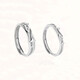 EothS925 Silver Galaxy Couple Ring Girls' Pair of Rings Niche Design Chinese Valentine's Day Birthday Gift for Girlfriend Galaxy Couple Ring + Gift Box Packaging