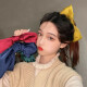 Morning Star Japanese Big Bow Hairpin Back of Head Hairpin Girl Hair Rope Headwear Internet Celebrity Top Clip 2023 New High-end Ju Jingyi Wine Red Hairpin