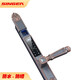 Singa Broken Bridge Aluminium Fingerabdruck Schloss Gartenportal Außenwaterdes intelligentes Schleusen Schmaler Seitentür KFC Electronic Lock Passwort Lock [C728C] Schwarz Bronze wasserdichte Antiquitäten-Doppel-Seite