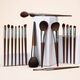 YAHLIGS Cangzhou animal hair makeup brush set eye shadow brush loose powder brush contour brush blending highlight brush eyebrow brush lipstick brush 20-small eye shadow brush 1 horse hair