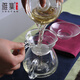 Yaji tea set tea strainer glass tea drain tea bucket filter tea filter tea set accessories clear tea strainer kung fu tea set