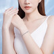 ZLF (ZLF) PT950 platinum bracelet women's classic glossy push-pull platinum bracelet 11.23g