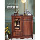 OUOETY solid wood tea bar machine European sideboard household European tea bar machine household European high-end living room integrated cabinet with disinfection 9902 European ice warm