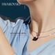 Swarovski (SWAROVSKI) SWAN Black Swan Large Women's Necklace for Girlfriend Birthday Gift for Girlfriend 5204134