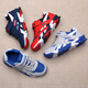 2022 Frühlings- und Herbst -New Mesh atmungsaktives Leder wasserdichte Jungen Sportschuhe Kinderschuhe Jungen mittel und große Kinder Laufschuhe Bekebe Kinderschuhe 689 Graues Baolan Double Net 30