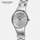 CK卡文克莱（Calvin Klein）Simplicity系列手表 简约时分针灰盘钢带女表 石英表 K4323185