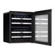 PULADI Seamless Embedded Red Wine Cabinet Constant Temperature Wine Cabinet Embedded Hidden Compressor Wine Tea Refrigerator Touch Open Door Touch Open Door BMDT-100T Dual Temperature Wine Cabinet 95L