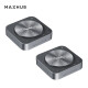 MAXHUB omnidirectional microphone wireless connection (supports Bluetooth cascade one) computer and mobile phone 360-degree sound recognition desktop speaker BM31 wireless omnidirectional microphone BM31*2 [supports wireless cascade + NFC quick connection]