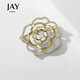 Jay flower brooch, high-end women's suit corsage, birthday gift for elders, mother and mother-in-law