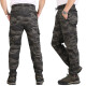 Kyutano Arbeitshosen tragen resistente Männer tragen resistente Hosen, die von Auto-Reparaturarbeitern bei der Arbeit und Arbeit getragen werden, die Männer tragen und lose Arbeiten im Herbst und Sommer (kurzer Stil) 829 (sechs Taschen) 170/l