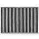 MAHLE carbon PM2.5 air conditioning filter LAK1518 (Mercedes-Benz V260/V260L/Vito 16 years later (rear model))
