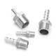 Hasdick 304 stainless steel pagoda connector hexagonal leather pipe connector hose connector 1*25mm
