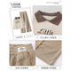 Yoyo One (Yoyo One) Girls Sweatshirt Set für Kinder 2025 Neue Frühlings- und Herbststreet-Brat-Casual Weit-Big-Hosen Big Children Herbststil 15158 Lila + 4882 Weiß 150