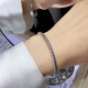 Kaibaolou PT950 platinum bracelet for women, twist rope push-pull platinum bracelet for women, PT999 customizable adjustable New Year gift 28.88g, supports inspection, comes with certificate, and you will get three for a fake one