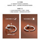 Qi Xiaomi Pure 999 Pure Silver Ear Hole Earrings Women's Earrings 2025 New Earrings for Sleeping No-Removal Ear Bone Nails Earrings 999 Silver Single Round Bead Earrings (Two Prices)