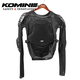 KOMINE SAFETY&INNOVATION越野摩托古风铠甲系列CE2级防摔全网眼高弹通风骑士护甲衣SK-844 黑色 S