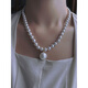 Fat Donglai's same Australian white pearl pendant, super beautiful Aurora 16/mm color natural deep sea pearl large necklace for women 92 pendant