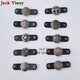 JACK VINEY美式复古腰果花方巾扣男小丝巾扣女英伦领巾西海岸民族 五角星盾单个扣