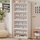 Epson Simple Shoe Cabinet Home Entrance Living Room Dustproof Transparent Small Household Large Capacity Storage Shoe Rack Black 7 Layers 60