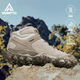 Humtto autumn and winter high-top hiking shoes anti-slip shock-absorbing outdoor hiking shoes for men and women urban outdoor hiking shoes for men and women men's wind and sand yellow-3520 44