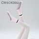 ClescKasu2024 autumn and winter yoga socks for women indoor fitness running non-slip socks mid-tube outer wear Pilates socks romantic purple one size