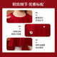 ASK JUNIOR New Year's wear children's skirt girls autumn and winter children's sweater dress princess skirt pearl New Year's greeting dress 120