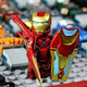 
FSYDFHB compatible with Lego Avengers 4 Iron Man 3 War Machine Anti Hulk Mecha MK85 Building Block Assembly Tiles Patriot 2 Generation 1343