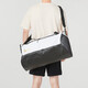 Nike (Nike) Fitnessbeutel Männer und Frauen Sportbeutel große Kapazität Basketball-Tasche Crossbody-Umhängetasche Sport Fitness Ausrüstung Tasche Weiß DX9789-100 Einzelgröße