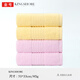 High-end light luxury strip pure cotton towel wash face household soft absorbent cotton couple men and women absorbent washing pattern towel ga four 1047 strips