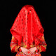 
Wedding supplies Wedding big red veil cover scarf veil shawl red gloves Bridal dowry props 88 short lace gloves
