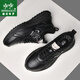 Heni Paul Brand Dad Shoes Men's Mendy Men's New Style 2025 Travel Shoes Real Cowhide Спортивная повседневная обувь мягкая подошва высококачественная мужская обувь черная 9912 39 (245 мм)