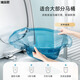 Meikejie's ass-washing artifact, men's hemorrhoid basin, bidet, women's and men's, pregnant women's squat-free women's special fumigation toilet basin, flushing rate 99%, gray hook
