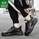 Heni Paul Brand Dad Shoes Men's Mendy Men's New Style 2025 Travel Shoes Real Cowhide Спортивная повседневная обувь мягкая подошва высококачественная мужская обувь черная 9912 39 (245 мм)