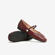 Heshe (Tata) Flachboden Mary Jane Damen Sheepskin Abendschuhe ohne müde Füße y8ga6aq5 Wein rot 37