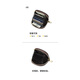 
Scarecrow card bag for women small cartoon card bag 2024 new cute certificate bag 12 card niche print coin wallet dark brown (A cartoon style)