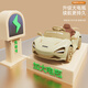 
Felinsman children's electric car four-wheeled car can be seated remotely controlled toys children's car 1-10-year-old children's day gifts Single drive + early education + swing + Bluetooth remote control Khaki four-wheeled electric car