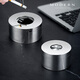 Moderne Lifel Lifel moderne moderne créatif personnalisé en cendrier tendance en acier inoxydable en acier inoxydable fermé cendres volantes anti-vol Gift masculin en acier inoxydable personnalisé style glossy (grand)