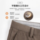 Dancing with Wolves [pana] pantalones casuales para hombres 2025 Autumn New Men's Clothing Fácil de cuidar pantalones rectos amigables con la piel 4013 Khaki 701 31
